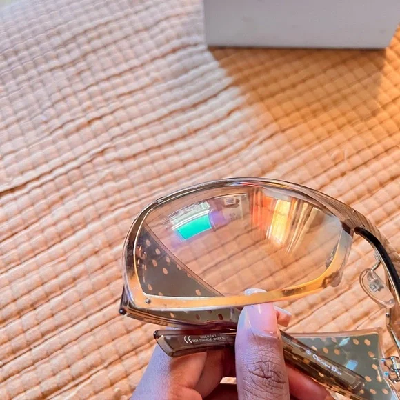 Vintage Dior Quadrille Sunglasses - Picture 7 of 12
